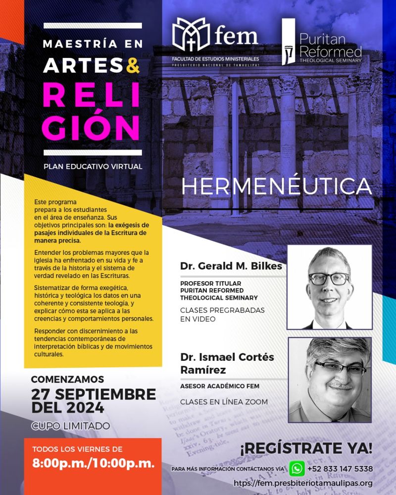 Información de la Maestría en Artes y Religión